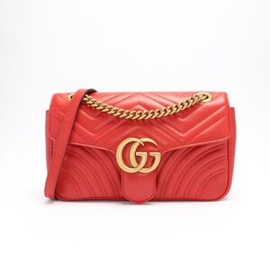 *SOLD* Gucci GG Marmont Flap Bag Matelasse Leather Small